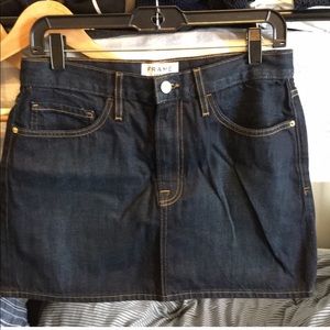 Frame denim jean skirt 27